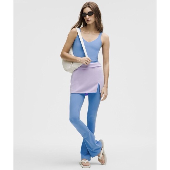 Lululemon Women's Softstreme High-Rise Mini Skirt Size XL Lavender Frost NWT - Picture 2 of 5